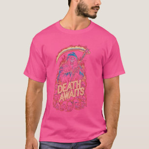 Der grimmige Sensenmann-Tod erwartet den Tod und S T-Shirt