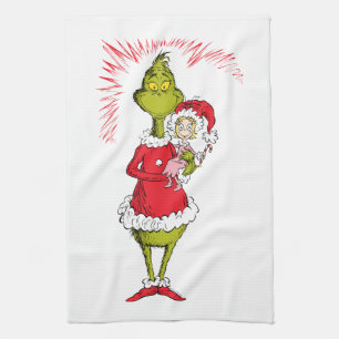 Der Grinch entführt Cindy Lou Wer Geschirrtuch