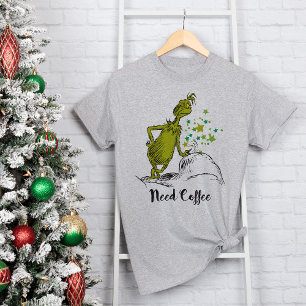 Der Grinch   Lustig Brauche Kaffee T-Shirt