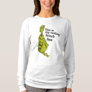 Der Grinch   Lustiges Grinch-Gesicht in Ruhe T-Shirt