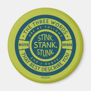 Der Grinch Stank Gestunken Stinkt Zitat Magnet