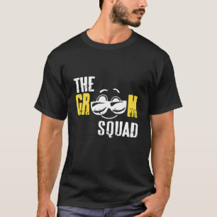 Der Groom Squad Retro Funny Bachelor Party T - Shi T-Shirt