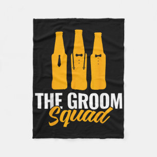 Der Groom Squad Sungles Wedding Bachelor Party Gro Fleecedecke