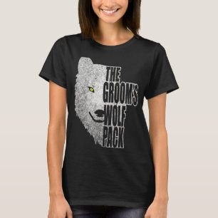 Der Groom Wolf Pack! Bachelor Party für Groomismus T-Shirt