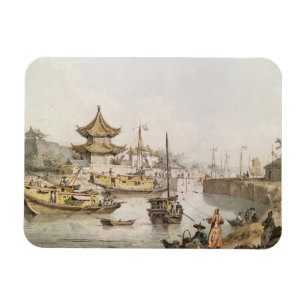 Der großartige Kanal, China, (w/c) Magnet