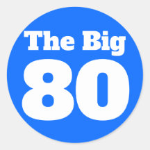 Der große 80 Blaue Geburtstag