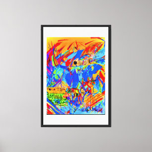 "Der Große." Abstrakte Kunst auf feiner Leinwand