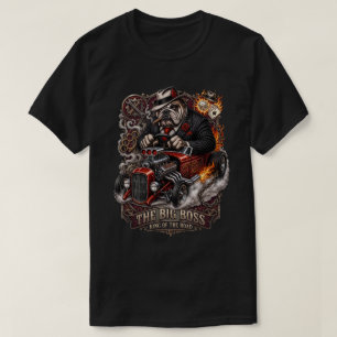 Der große Boss Bulldogge – König der Straße T-Shirt