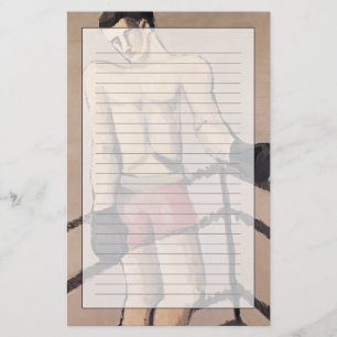 Der große Boxer Briefpapier