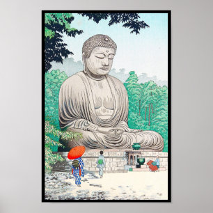 Der große Buddha in Kamakura FUJISHIMA TAKEJI Poster