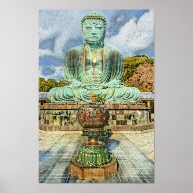 Der große Buddha Kamakuras Japan Poster (Vorne)