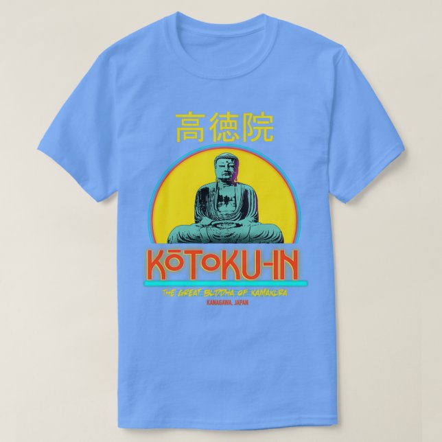 der große Buddha von kamakura T-Shirt (Design vorne)