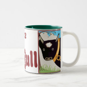 Der große Bull Zweifarbige Tasse