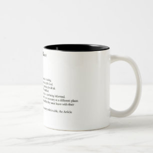 Der große Chef Zweifarbige Tasse