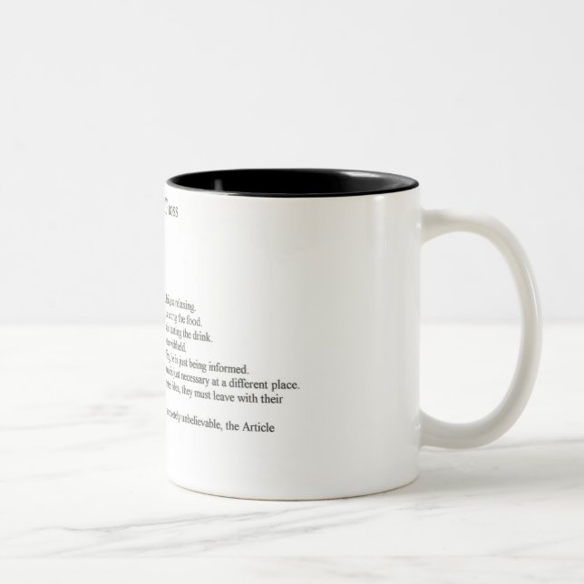 Der große Chef Zweifarbige Tasse (Rechts)