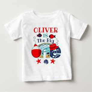 Der große EINE   O-fisch-lich Eins   Erster Geburt Baby T-shirt