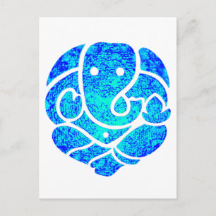 DER GROSSE GANESH POSTKARTE