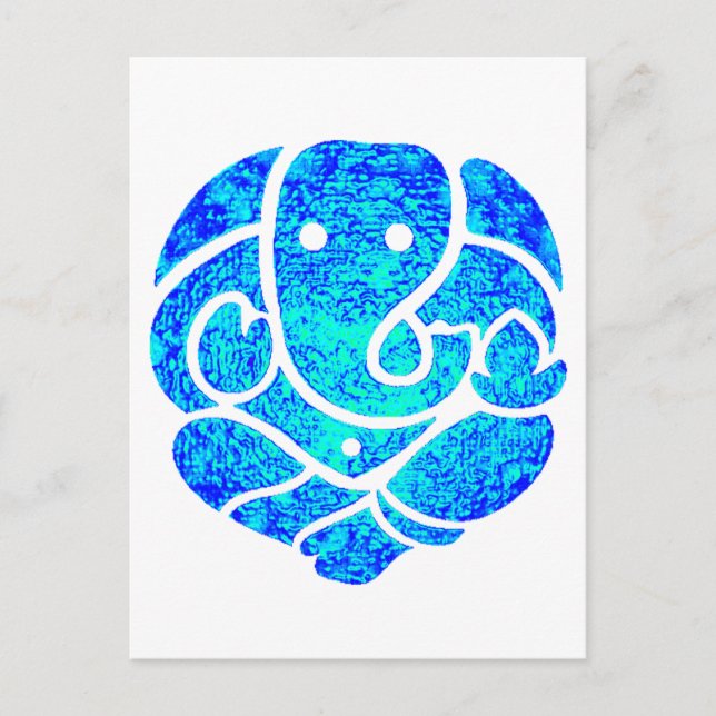 DER GROSSE GANESH POSTKARTE (Vorderseite)