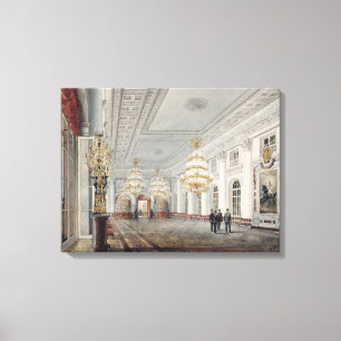 Der große Hall, Winter-Palast, St. Petersburg Leinwanddruck