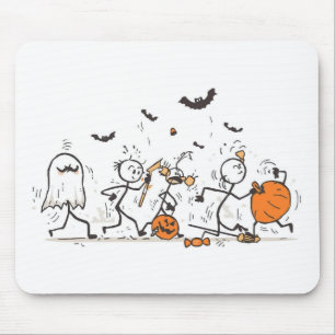 Der große Halloween-Süßigkeiten-Kampf – Spielzeug- Mousepad