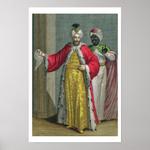 Der Große Herr, in seiner Seraglio mit der Kislar Poster