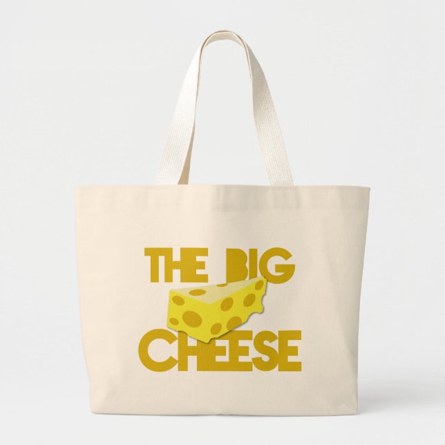 Der GROSSE KÄSE! Chef Jumbo Stoffbeutel (Vorne)