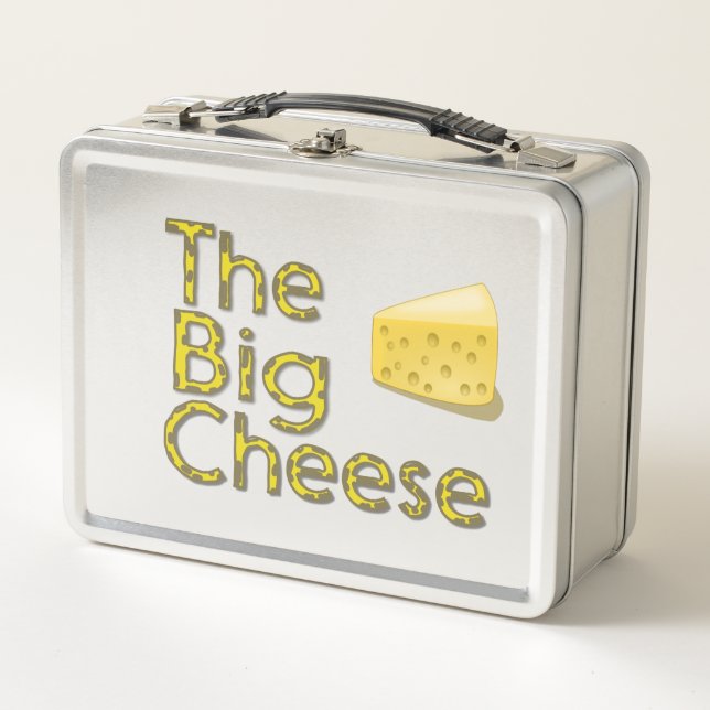 Der große Käse Personalisiert Metall Brotdose (Vorderseite)