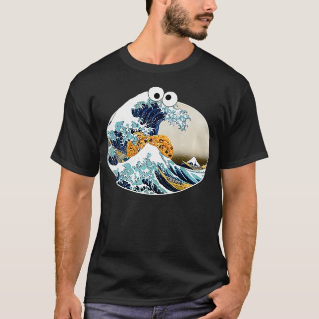 Der große Kekskochen, der aus Kanagawa läuft, Goog T-Shirt (Vorderseite)