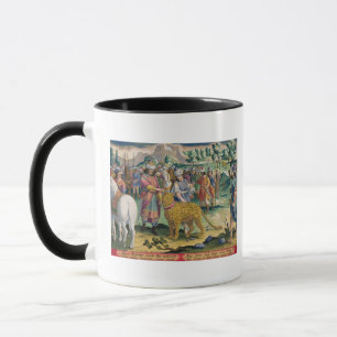 Der große König des Parthians jagt mit seinem Ta Tasse