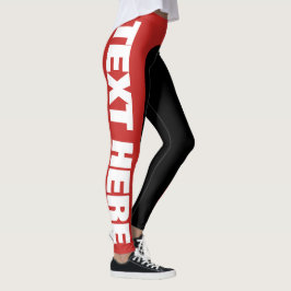 Der große kundengerechte Text/personifizieren Leggings