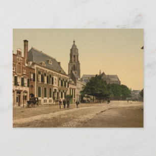 Der Große Markt, Arnheim, Niederlande Postkarte