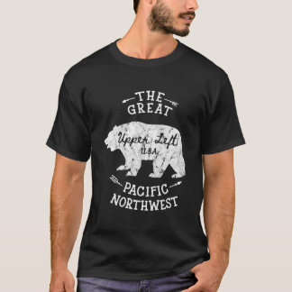 Der Große Pazifische Nordwesten Links US-weite Ent T-Shirt