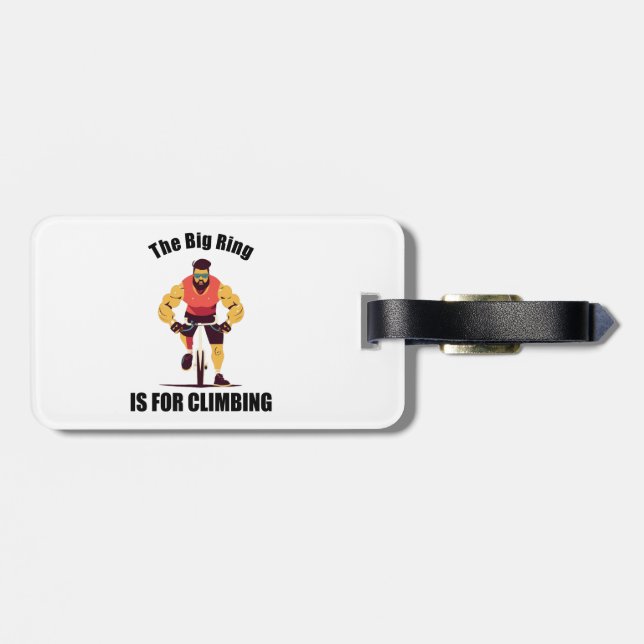 Der große Ring ist für das Klettern mit dem Rad Gepäckanhänger (Rückseite horizontal)