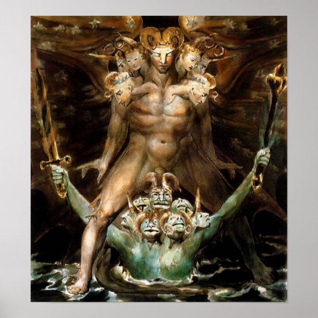 Der Große Rote Drache und die Bestie vom Meer Poster (Vorne)