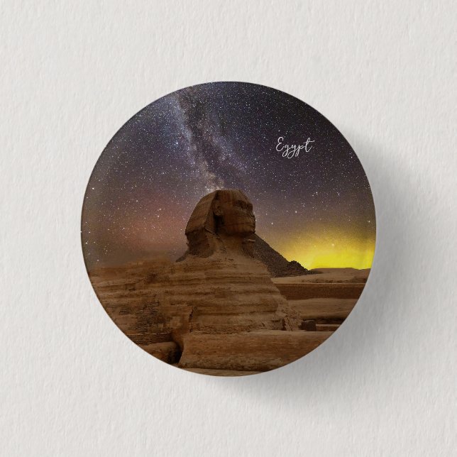 Der große Sphinx von Gizeh Button (Vorderseite)