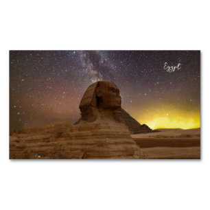 Der große Sphinx von Gizeh Magnetische Visitenkarte