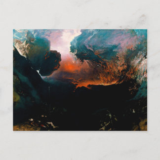 Der Große Tag Seines Zorns von John Martin (1851) Postkarte