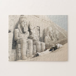 Der Große Tempel von Aboo Simbel von David Roberts