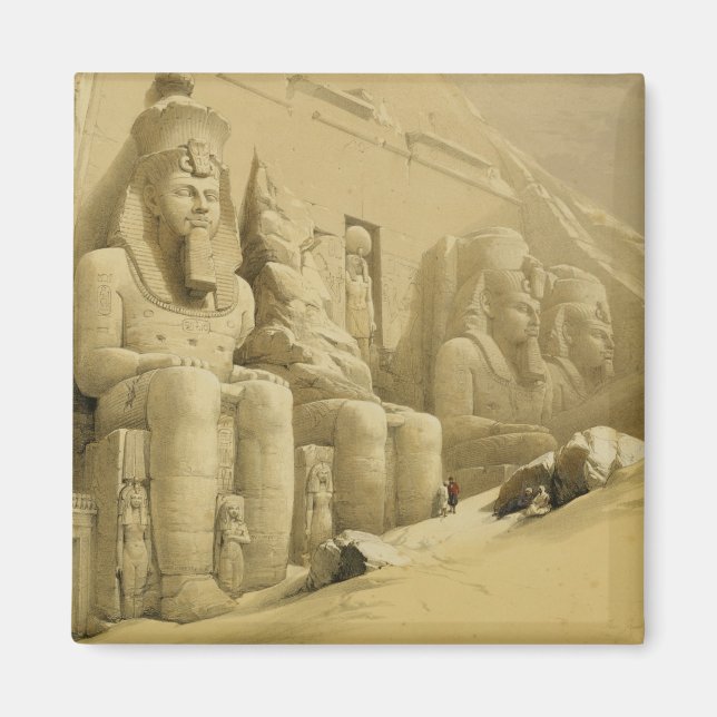 Der Große Tempel von Abu Simbel, Nubia, aus "Ägypt Magnet (Vorne)
