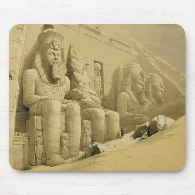 Der große Tempel von Abu Simbel, Nubia, von Mousepad (Vorne)
