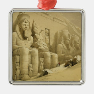 Der große Tempel von Abu Simbel, Nubia, von Silbernes Ornament