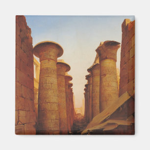 Der große Tempel von Amun bei Karnak Magnet