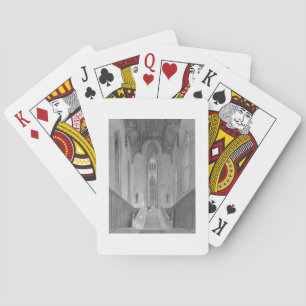 Der große Western, der zum Grand Saloon führt Spielkarten