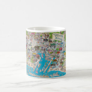 Der größere Jachthafen Kaffeetasse