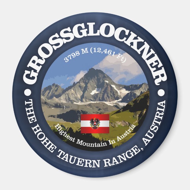 Der Großglockner Magnet (Vorne)