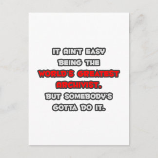 Der größte Archivwitz der Welt Postkarte