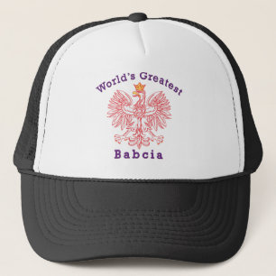 Der größte Babcia-Adler der Welt Truckerkappe