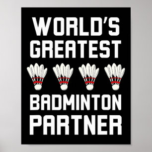 Der größte Badminton-Partner der Welt - Cool Badmi Poster