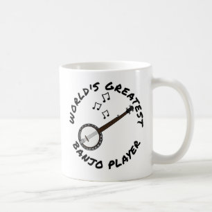 Der größte Banjo-Spieler der Welt, der Banjoist Fu Kaffeetasse