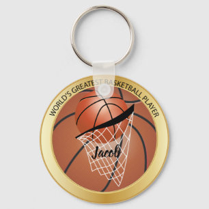 Der größte Basketballspieler der Welt Schlüsselanhänger